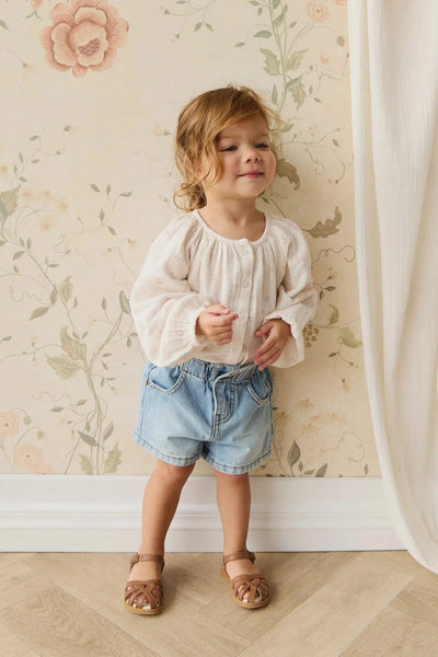 Jamie Kay Kora Short - Antique Blue Shorts Jamie Kay 