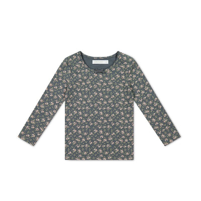 Jamie Kay Long Sleeve Top - Rosalie Floral Lava - Organic Cotton Long Sleeve Top Jamie Kay 