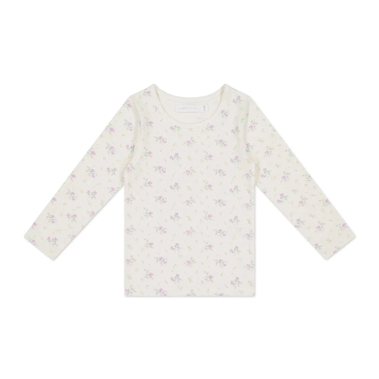 Jamie Kay Long Sleeve Top | Thelma Orchid - Pima Cotton Long Sleeve Top Jamie Kay 