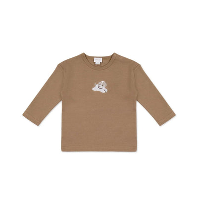 Jamie Kay Long Sleeve Top | Tiger Sasha Puppy - Pima Cotton Arnold Long Sleeve Top Jamie Kay 