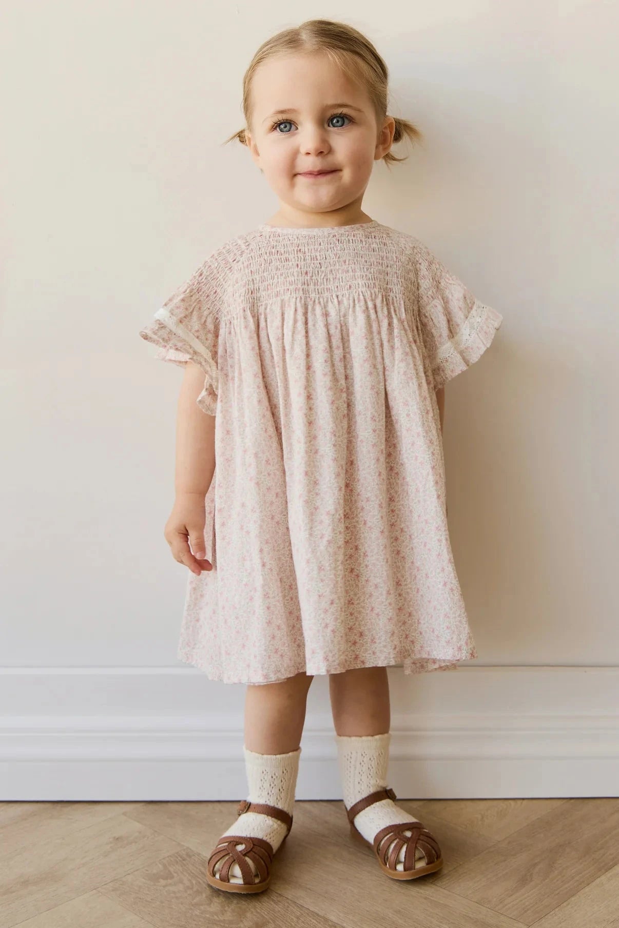 Jamie Kay Malia Dress - Claudette Rose - Organic Cotton Short Sleeve Dress Jamie Kay 