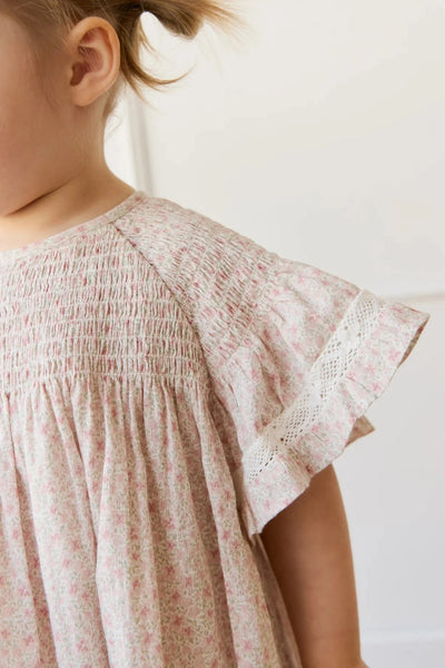 Jamie Kay Malia Dress - Claudette Rose - Organic Cotton Short Sleeve Dress Jamie Kay 