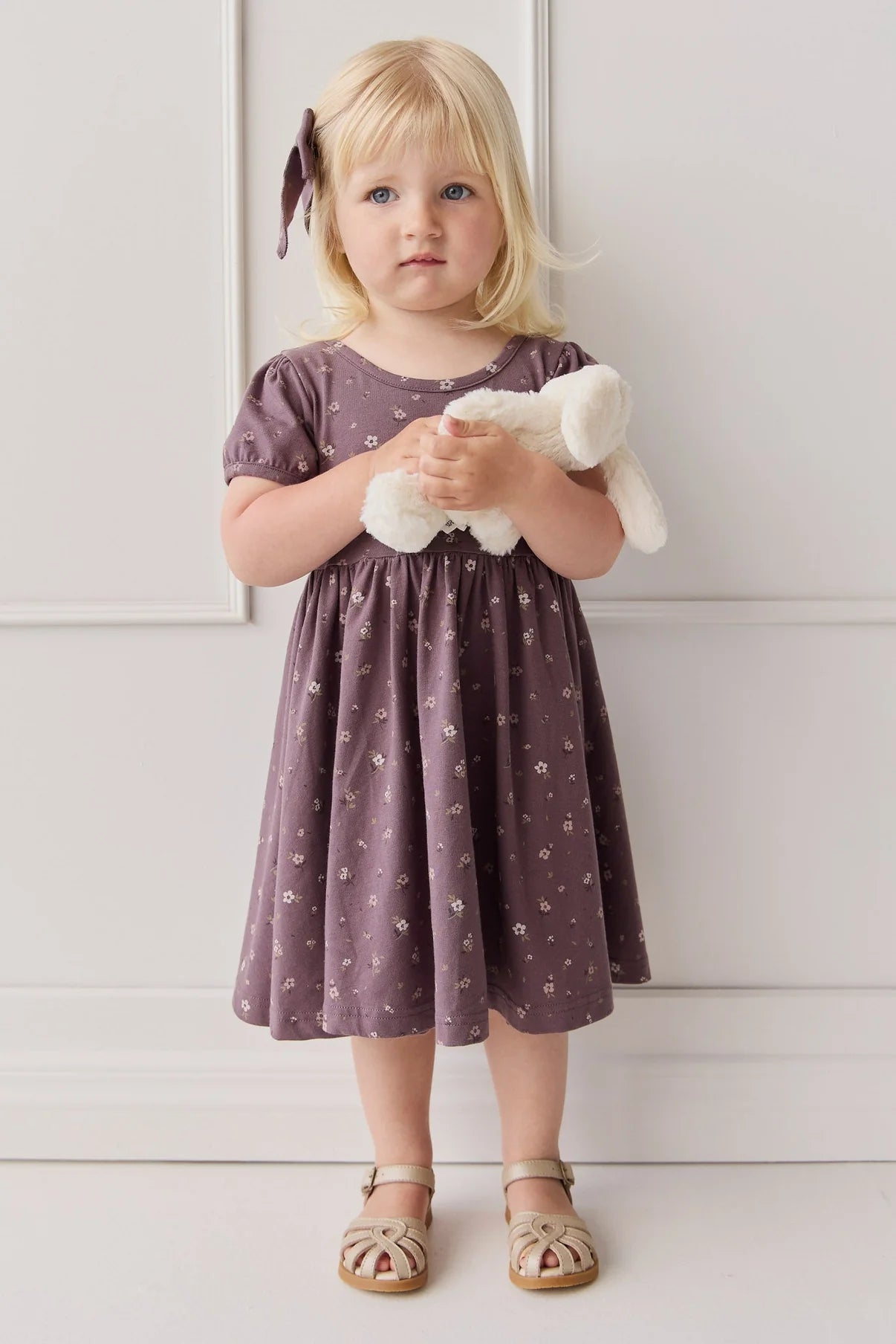 Jamie Kay Meadow Dress - Goldie Huckleberry Large - Organic Cotton Short Sleeve Dress Jamie Kay 