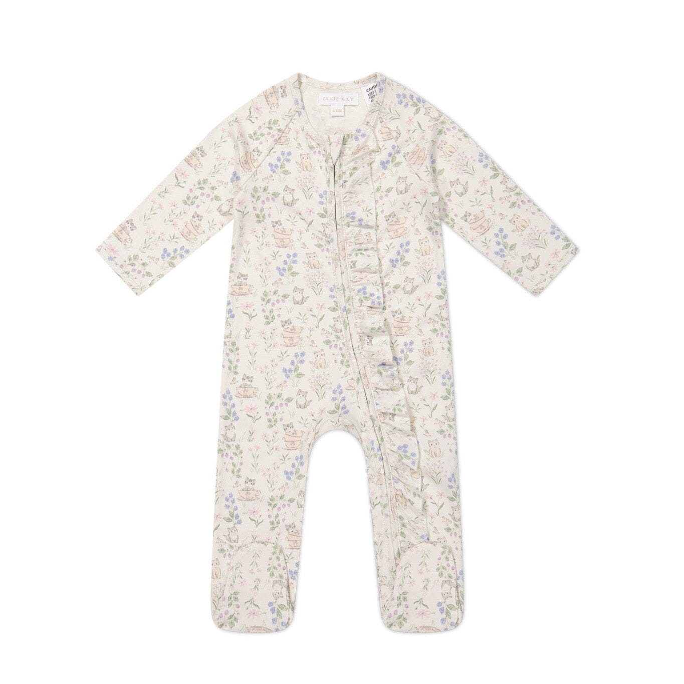 Jamie Kay Melanie Onepiece - Moons Garden Lavender - Organic Cotton Onepiece Jamie Kay 