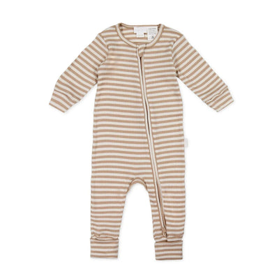 Jamie Kay Modal Gracelyn Onepiece | Narrow Stripe Baker/Cloud - Organic Cotton Onepiece Jamie Kay 