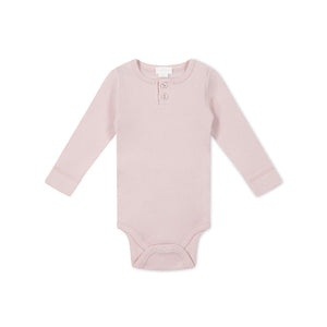 Jamie Kay Modal Long Sleeve Bodysuit - Tulip Marle - Organic Cotton