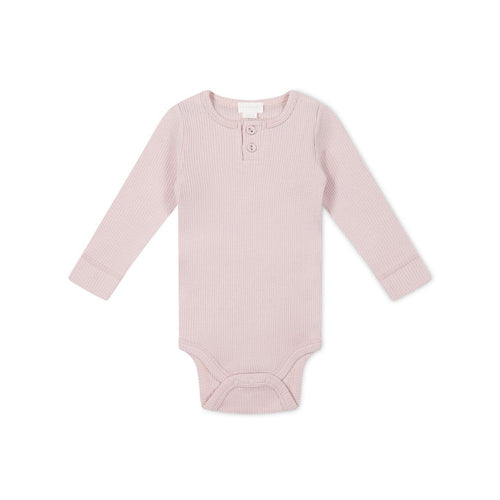 Jamie Kay Modal Long Sleeve Bodysuit - Tulip Marle - Organic Cotton