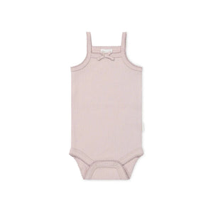 Jamie Kay Modal Singlet Bodysuit - Tulip Marle - Organic Cotton