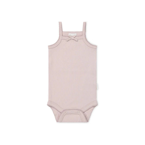 Jamie Kay Modal Singlet Bodysuit - Tulip Marle - Organic Cotton