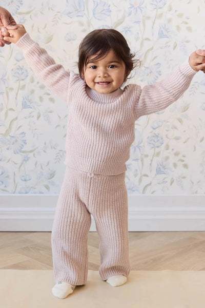 Jamie Kay Morgan Jumper - Hushed Pink Marle Jumper Jamie Kay 