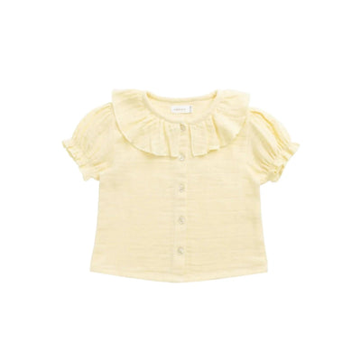 Jamie Kay Muslin Alora Top - Sunshine - Organic Cotton Short Sleeve Top Jamie Kay 