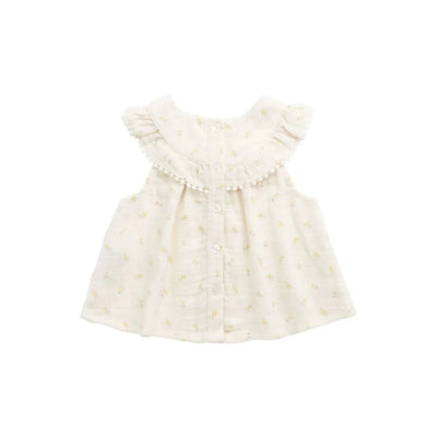 Jamie Kay Muslin Annalise Top - Vintage Ditsy - Organic Cotton Short Sleeve Top Jamie Kay 