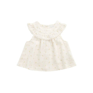 Jamie Kay Muslin Annalise Top - Vintage Ditsy - Organic Cotton - PREORDER