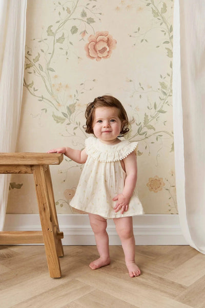 Jamie Kay Muslin Annalise Top - Vintage Ditsy - Organic Cotton Short Sleeve Top Jamie Kay 