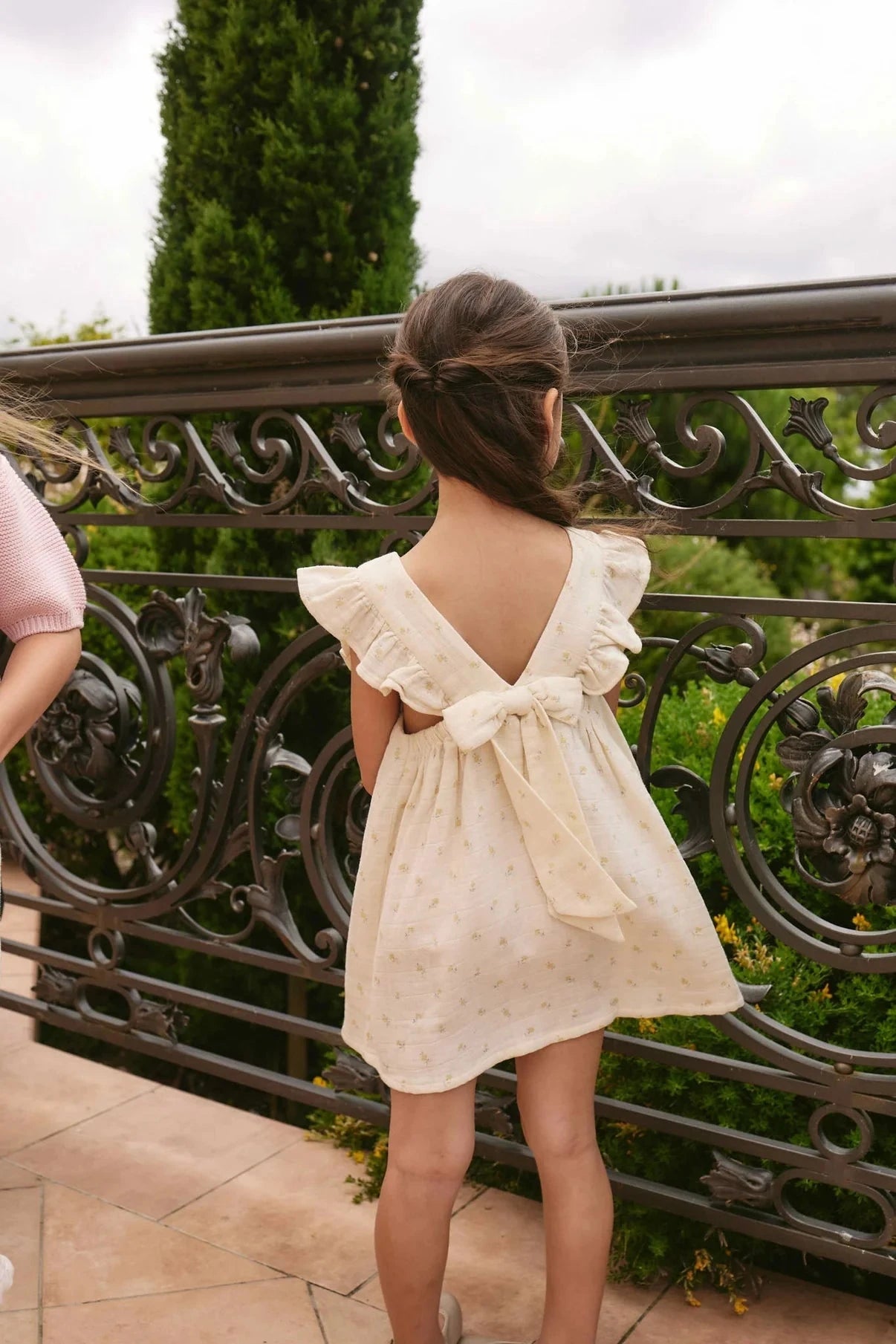 Jamie Kay Muslin Brielle Dress - Vintage Ditsy - Organic Cotton Short Sleeve Dress Jamie Kay 