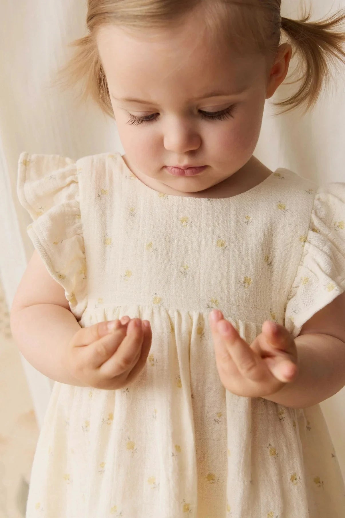 Jamie Kay Muslin Brielle Dress - Vintage Ditsy - Organic Cotton Short Sleeve Dress Jamie Kay 