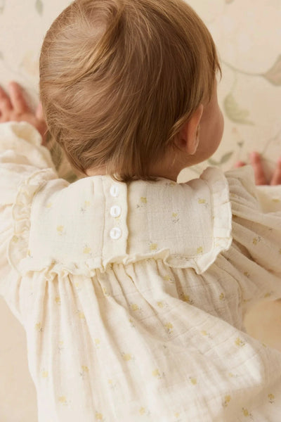 Jamie Kay Muslin Frances Playsuit - Vintage Ditsy - Organic Cotton Playsuit Jamie Kay 