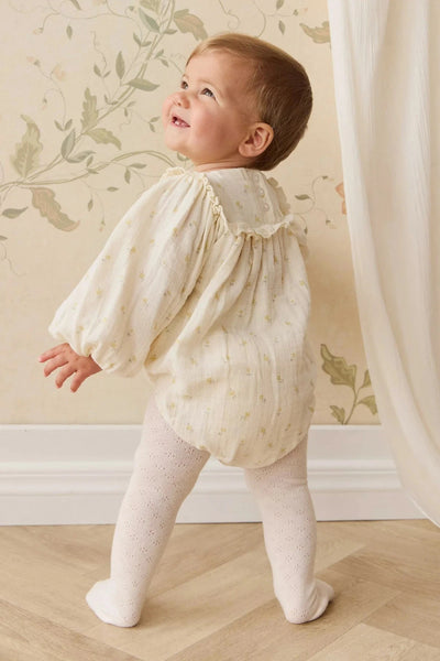 Jamie Kay Muslin Frances Playsuit - Vintage Ditsy - Organic Cotton Playsuit Jamie Kay 
