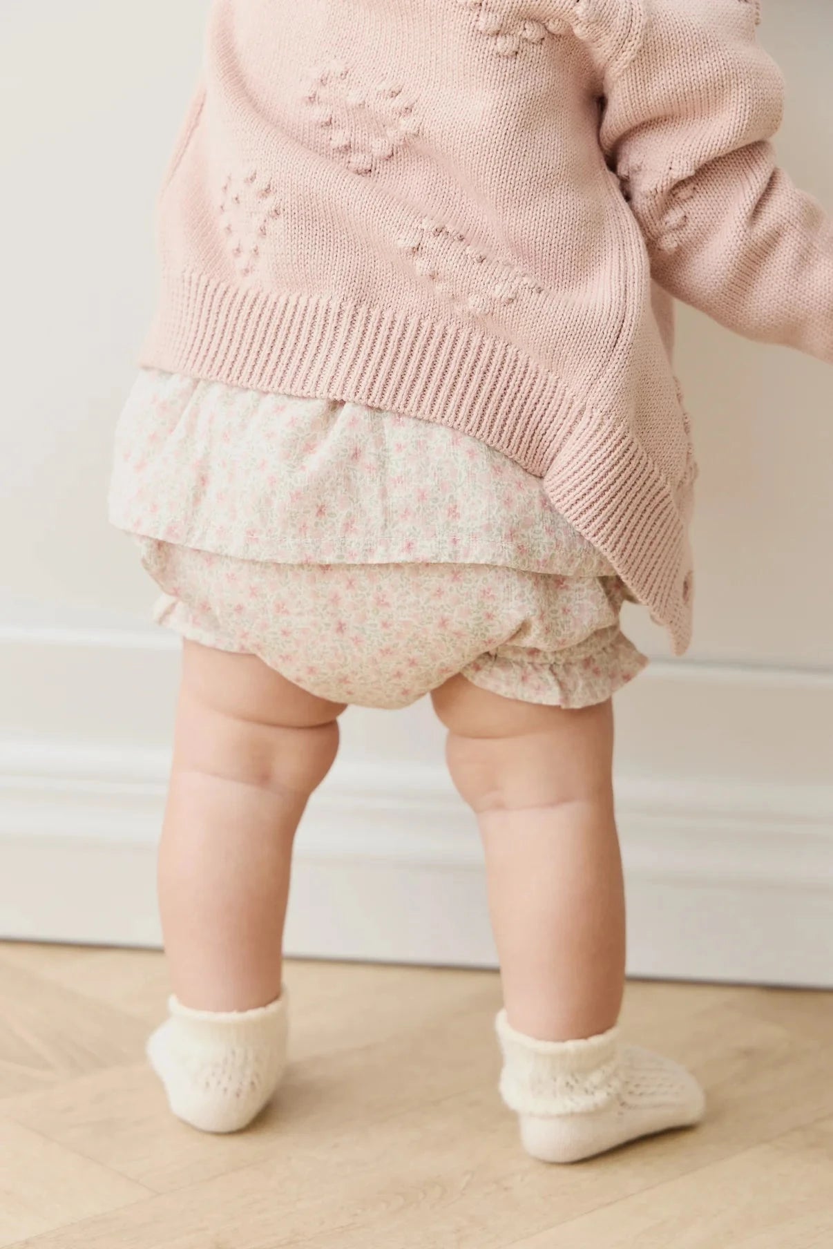 Jamie Kay Muslin Frill Bloomer - Claudette Rose - Organic Cotton Bloomers Jamie Kay 
