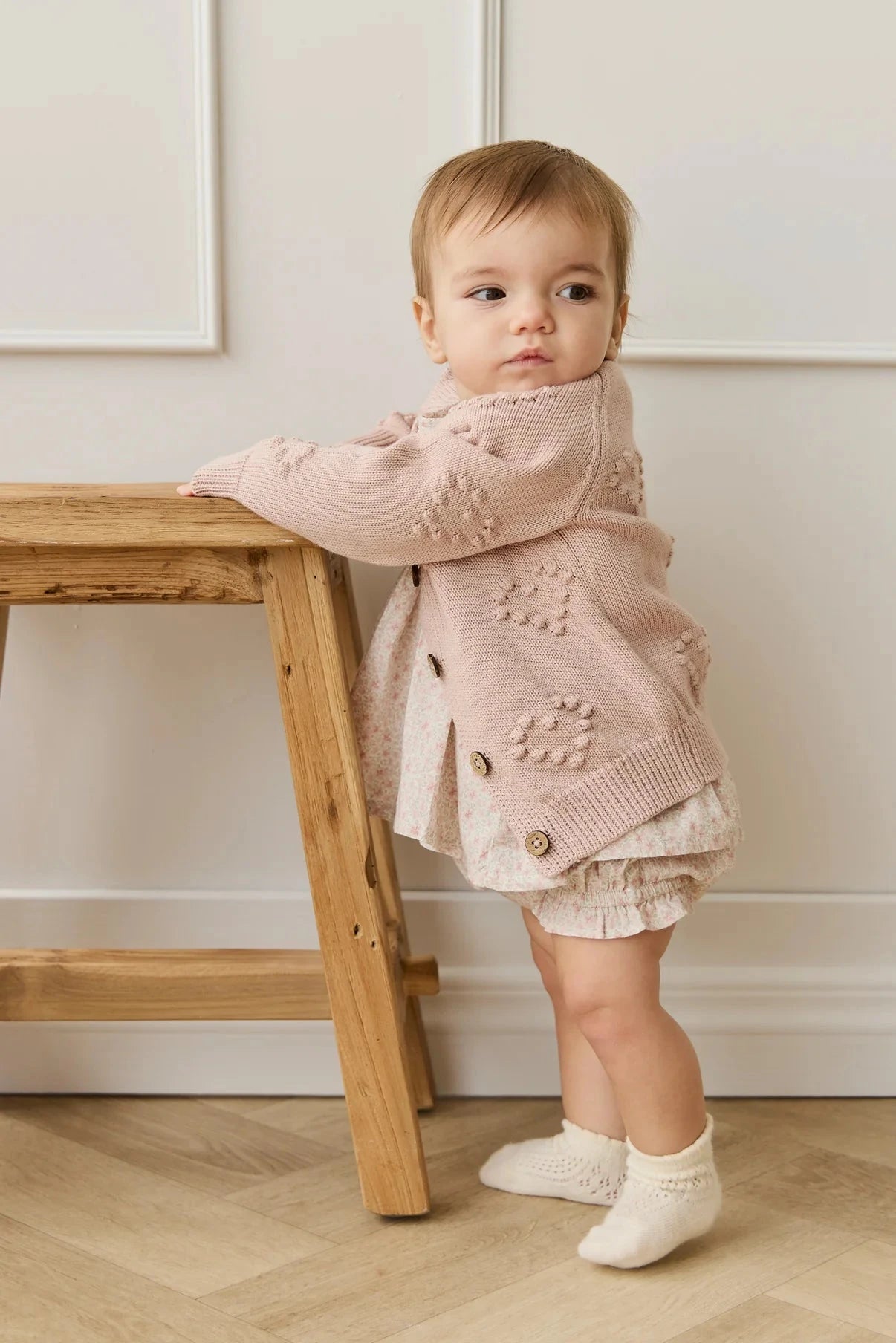 Jamie Kay Muslin Frill Bloomer - Claudette Rose - Organic Cotton Bloomers Jamie Kay 
