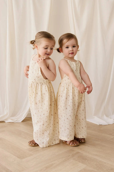 Jamie Kay Muslin Lana Jumpsuit - Dina Antique - Organic Cotton Jumpsuit Jamie Kay 