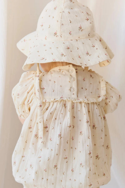 Jamie Kay Muslin Odette Playsuit - Dina Antique - Organic Cotton Playsuit Cherrie Baby Boutique 