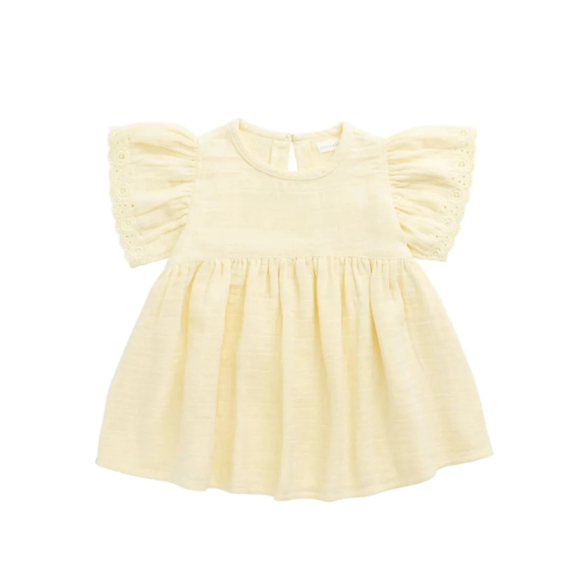 Jamie Kay Muslin Phillipa Dress - Sunshine - Organic Cotton Short Sleeve Dress Jamie Kay 