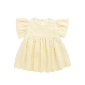 Jamie Kay Muslin Phillipa Dress - Sunshine - Organic Cotton - PREORDER