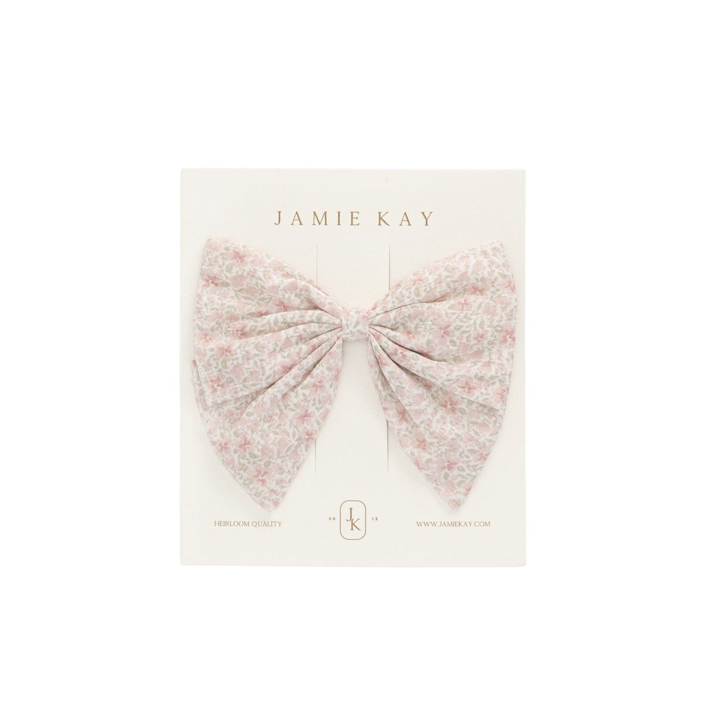 Jamie Kay Myla Bow - Claudette Rose - Organic Cotton Hair Bows Jamie Kay 