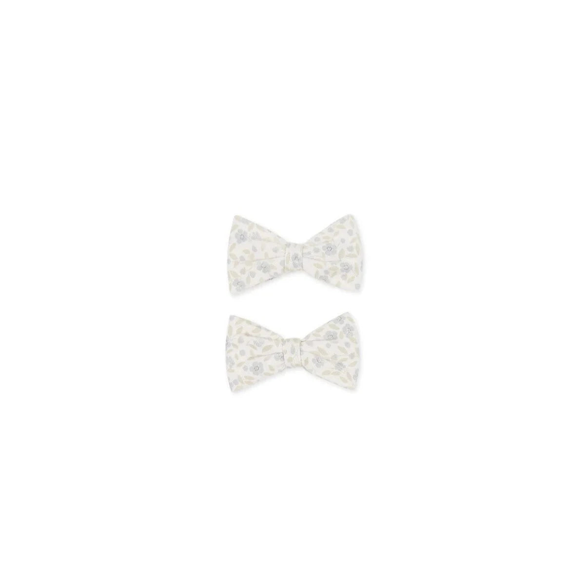 Jamie Kay Noelle 2pk Bow - Elodie Whisper White - Organic Cotton Hair Bows Jamie Kay 