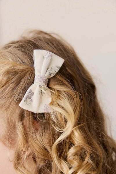 Jamie Kay Noelle 2pk Bow | Selena Tofu - Organic Cotton Hair Bows Jamie Kay 