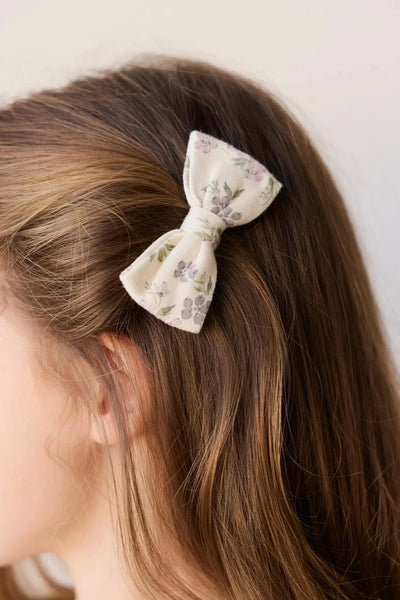 Jamie Kay Noelle 2pk Bow | Selena Tofu - Organic Cotton Hair Bows Jamie Kay 