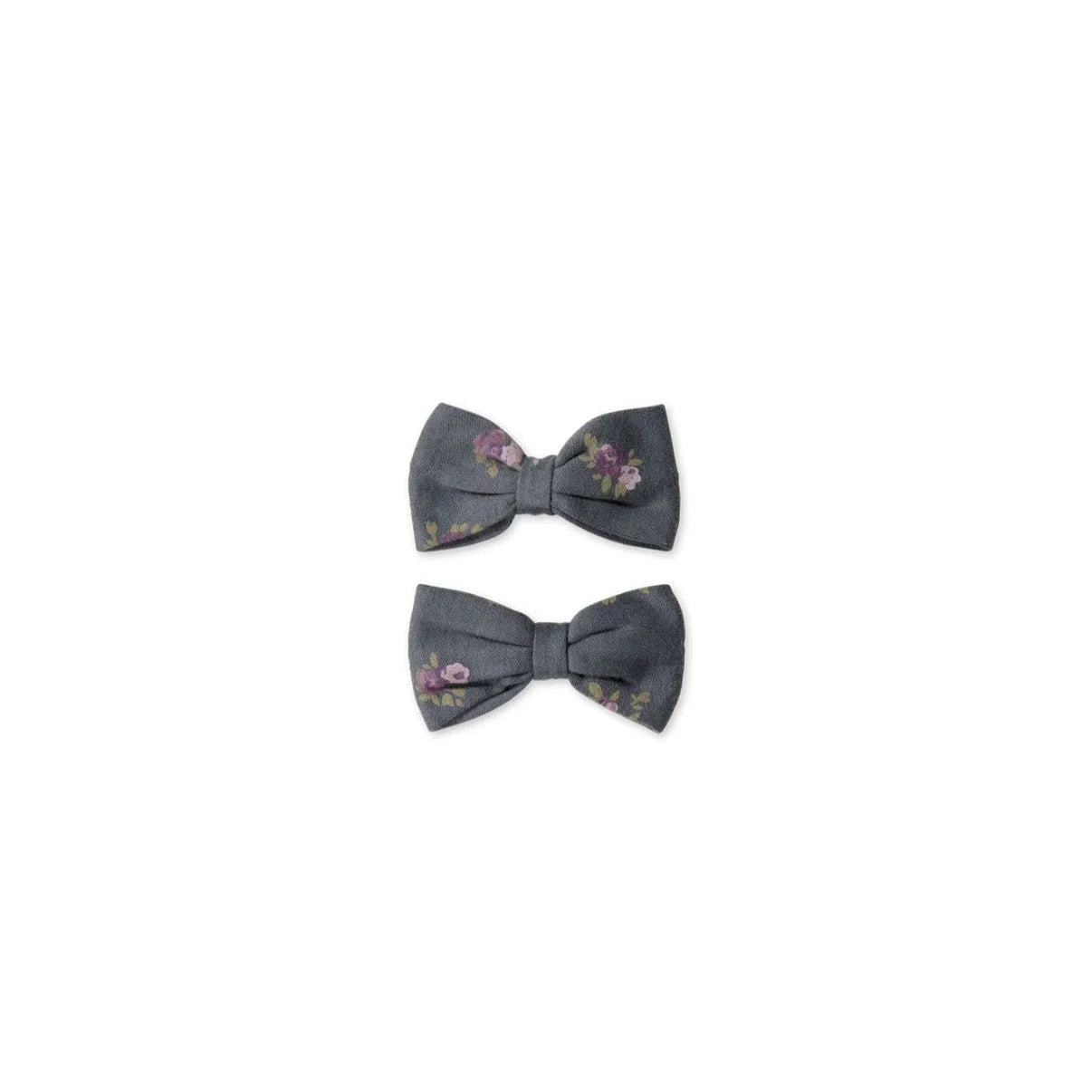 Jamie Kay Noelle 2pk Bow | Simone Lava - Organic Cotton Hair Bows Jamie Kay 