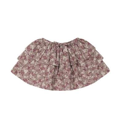 Jamie Kay Organic Cotton Abbie Skirt - Pansy Floral Fawn Skirts Jamie Kay 