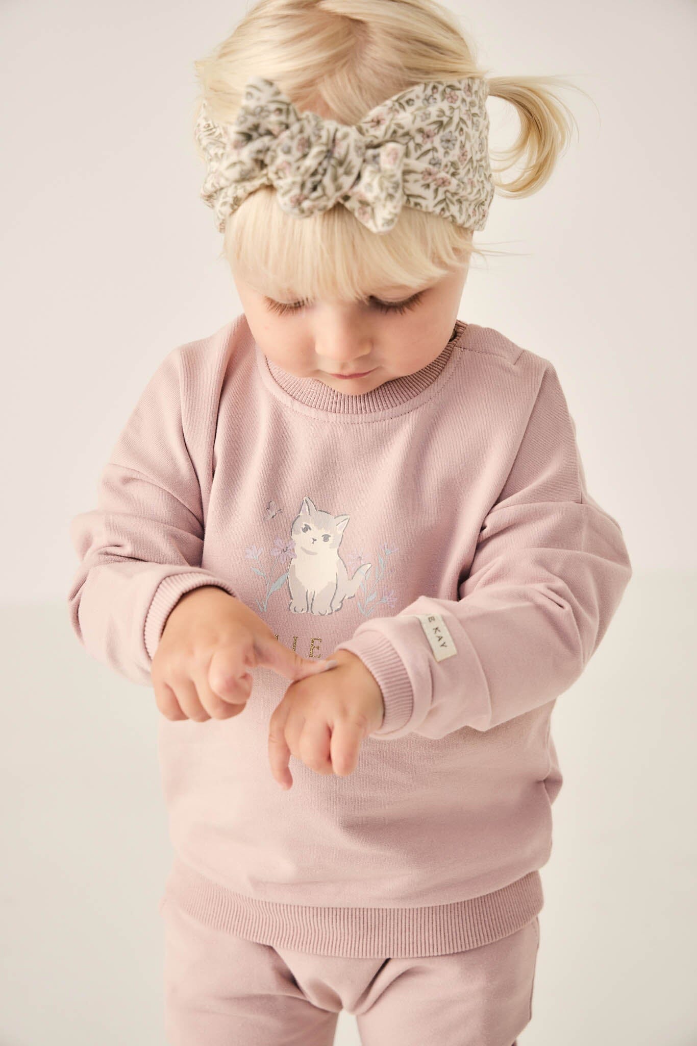 Jamie Kay Organic Cotton Bobbie Sweatshirt - Kitty Shell Jumper Jamie Kay 