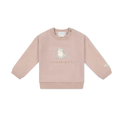 Jamie Kay Organic Cotton Bobbie Sweatshirt - Kitty Shell Jumper Jamie Kay 