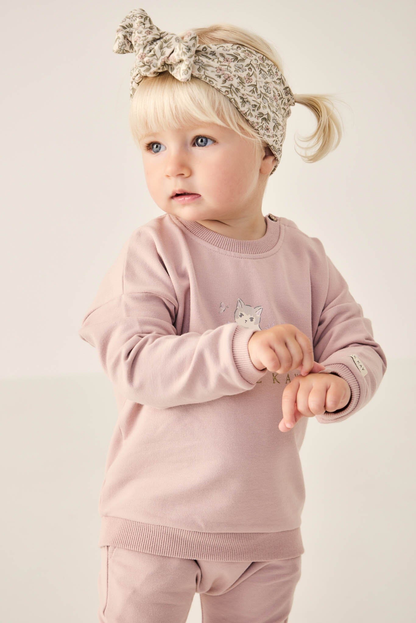 Jamie Kay Organic Cotton Bobbie Sweatshirt - Kitty Shell Jumper Jamie Kay 