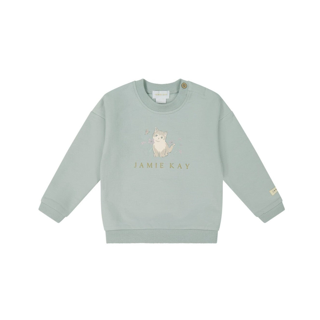 Jamie Kay Organic Cotton Bobbie Sweatshirt - Ocean Spray Jumper Jamie Kay 