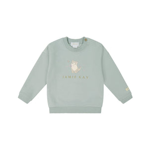 Jamie Kay Bobbie Sweatshirt - Ocean Spray - Organic Cotton