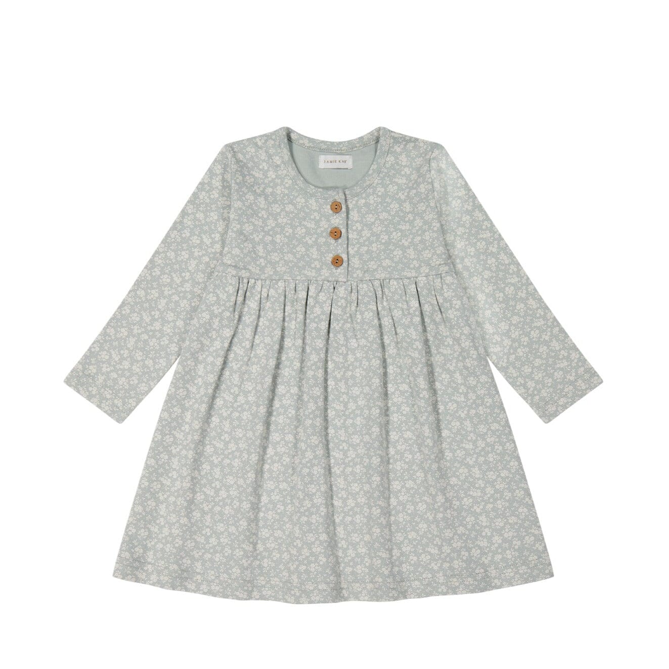 Jamie Kay Organic Cotton Bridget Dress - Rosalie Fields Bluefox Long Sleeve Dress Jamie Kay 