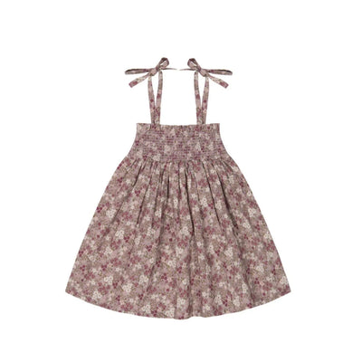 Jamie Kay Organic Cotton Eveleigh Dress - Pansy Floral Fawn Sleeveless Dress Jamie Kay 