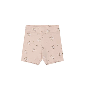 Jamie Kay Everyday Bike Short - Goldie Bouquet Rose - Organic Cotton