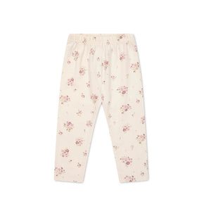 Jamie Kay Everyday Legging - Lauren Floral Tofu - Organic Cotton