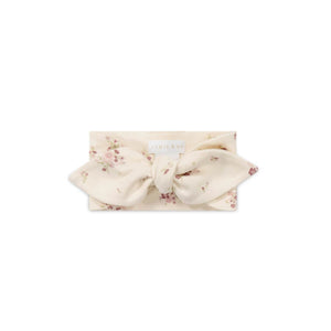 Jamie Kay Headband - Lauren Floral Tofu - Organic Cotton