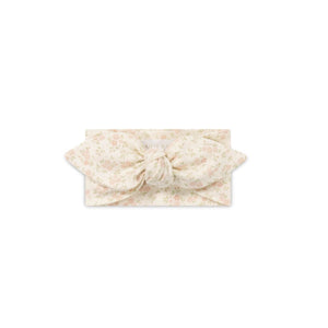 Jamie Kay Headband - Rosalie Floral Mauve - Organic Cotton