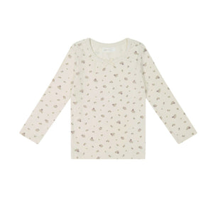 Jamie Kay Long Sleeve Top - Irina Tofu - Organic Cotton