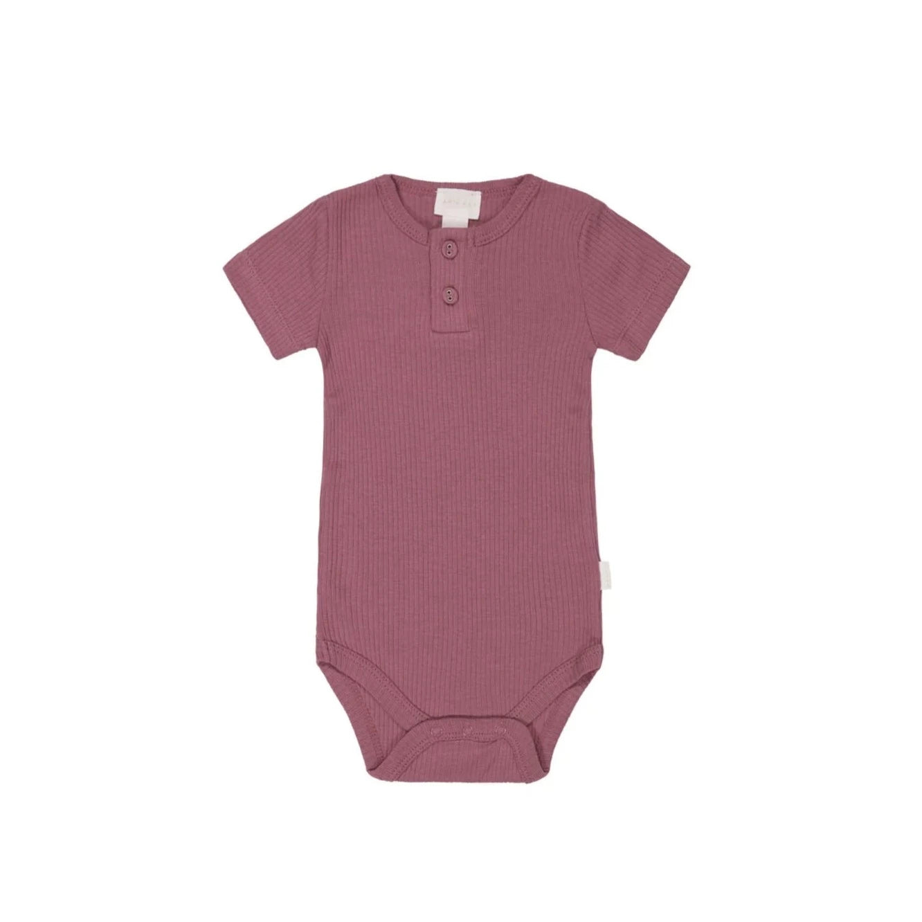 Jamie Kay Organic Cotton Modal Darcy Rib Tee Bodysuit - Rosette Bodysuit Jamie Kay 