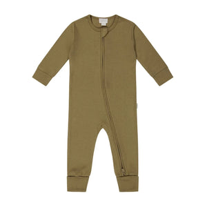 Jamie Kay Modal Frankie Zip Onepiece - Buffalo - Organic Cotton