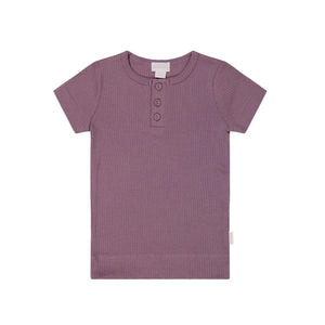 Jamie Kay Modal Henley Tee - Della - Organic Cotton