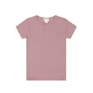 Jamie Kay Modal Henley Tee - Doll - Organic Cotton